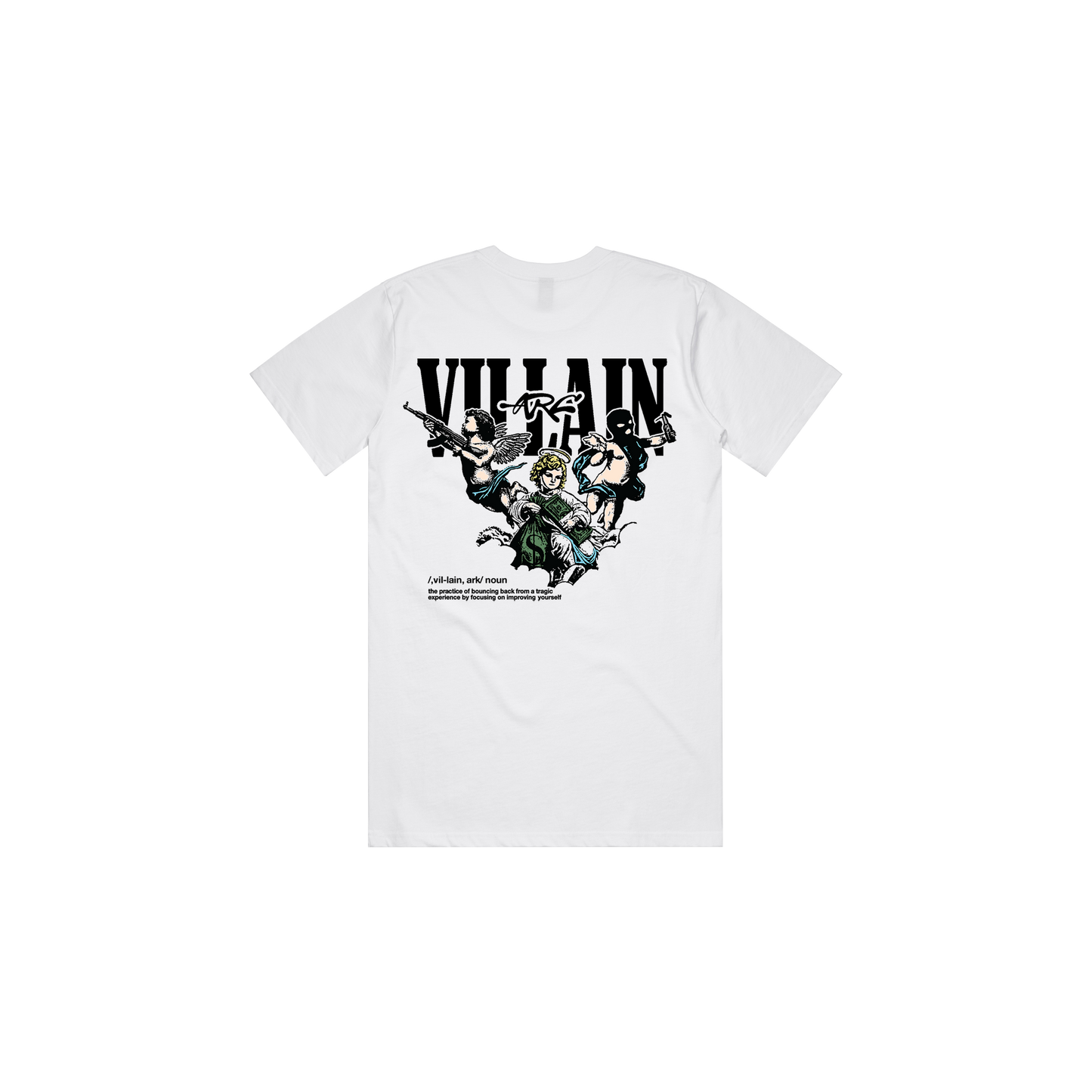 VILLAN ARC Heavy Weight Box Tee WHITE