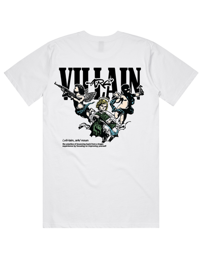 VILLAN ARC Heavy Weight Box Tee WHITE