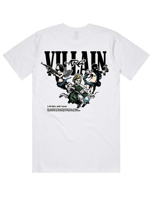 VILLAN ARC Heavy Weight Box Tee WHITE