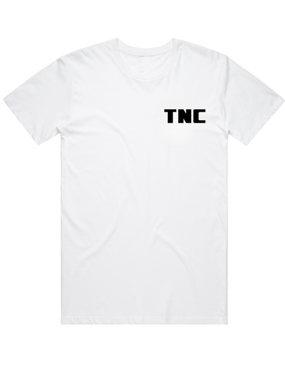 JOBS NOT FINISHED Heavy Weight Box Tee White