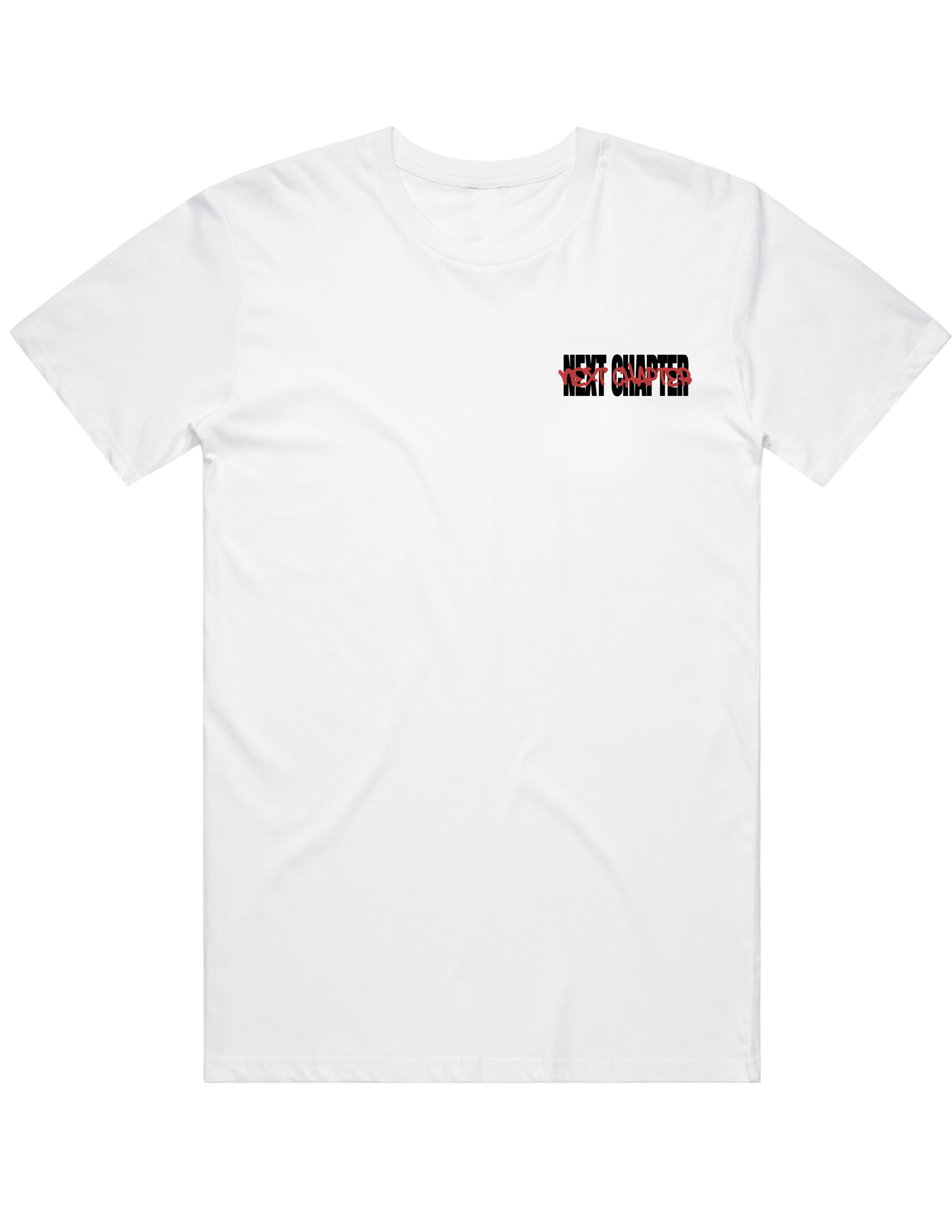 NO RISK NO STORY Heavy Weight Box Tee White