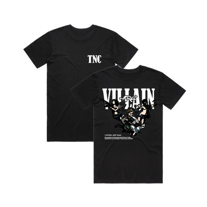 VILLAN ARC Heavy Weight Box Tee BLK