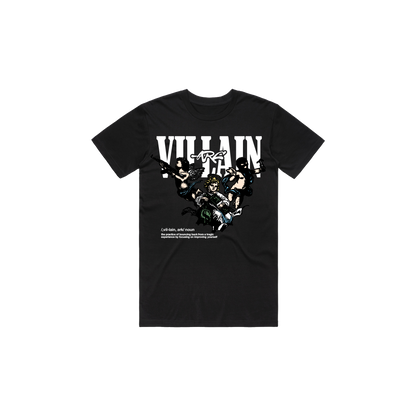 VILLAN ARC Heavy Weight Box Tee BLK