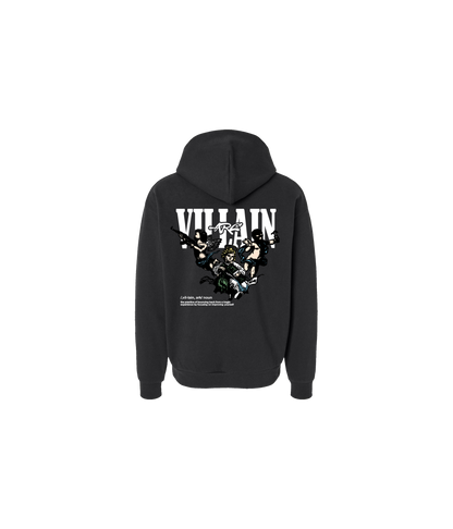 VILLAN ARC Heavy Weight Cotton Hoodie BLK