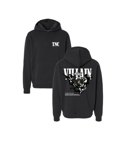 VILLAN ARC Heavy Weight Cotton Hoodie BLK